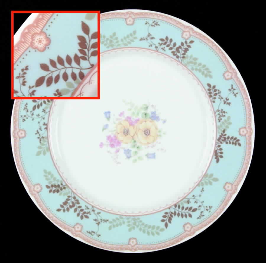 Hampton Court Blue Luncheon Plate by Mikasa-1