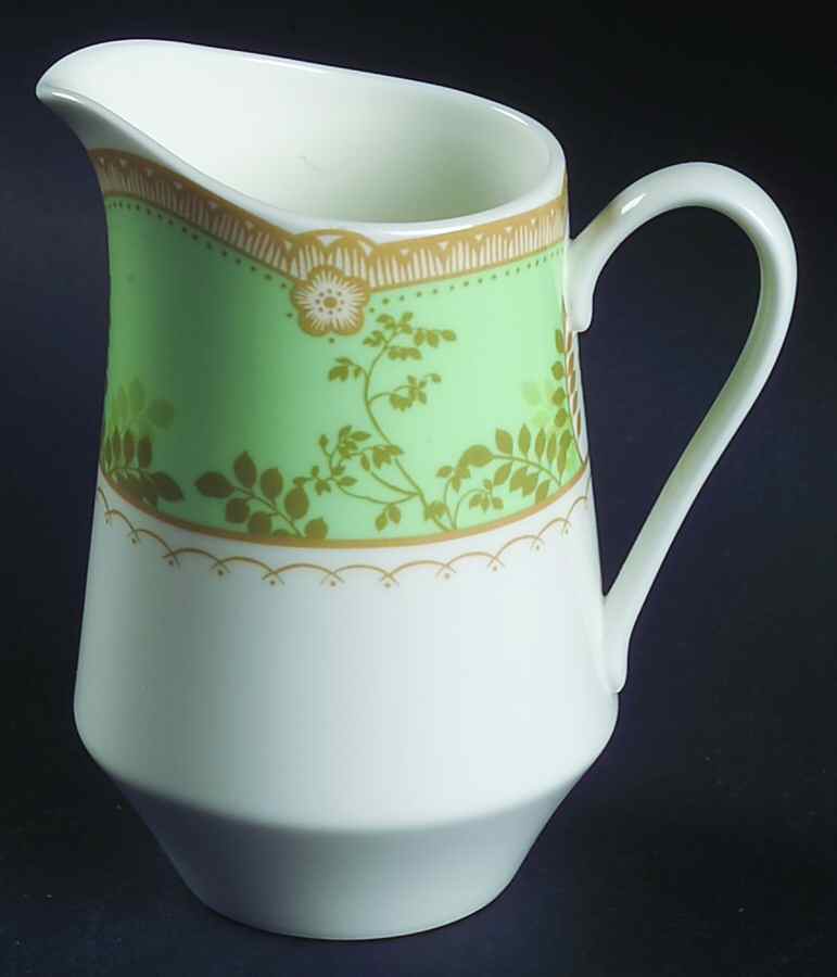 Hampton Court Green Creamer by Mikasa-1