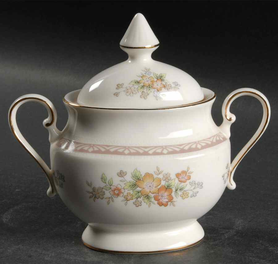 Hampton Court Sugar Bowl & Lid by Mikasa-1