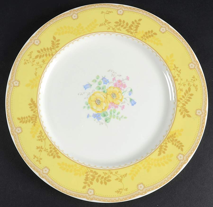 Hampton Court Yellow Dinner Plate by Mikasa-1