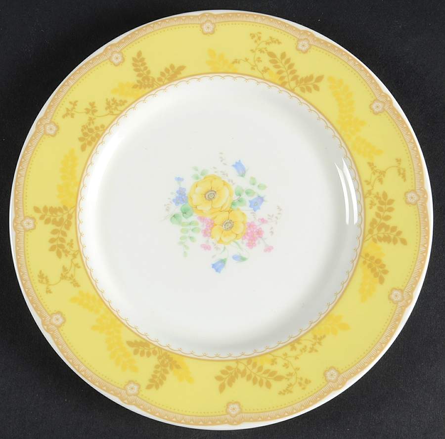 Hampton Court Yellow Bread & Butter Plate by Mikasa-1