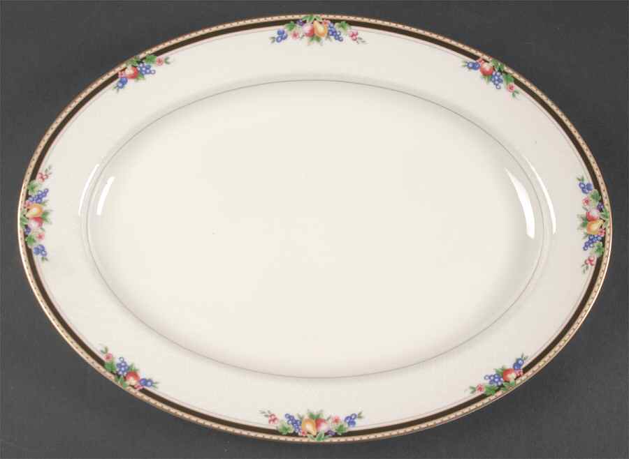 Harvest Glory 14" Oval Serving Platter by Mikasa-1