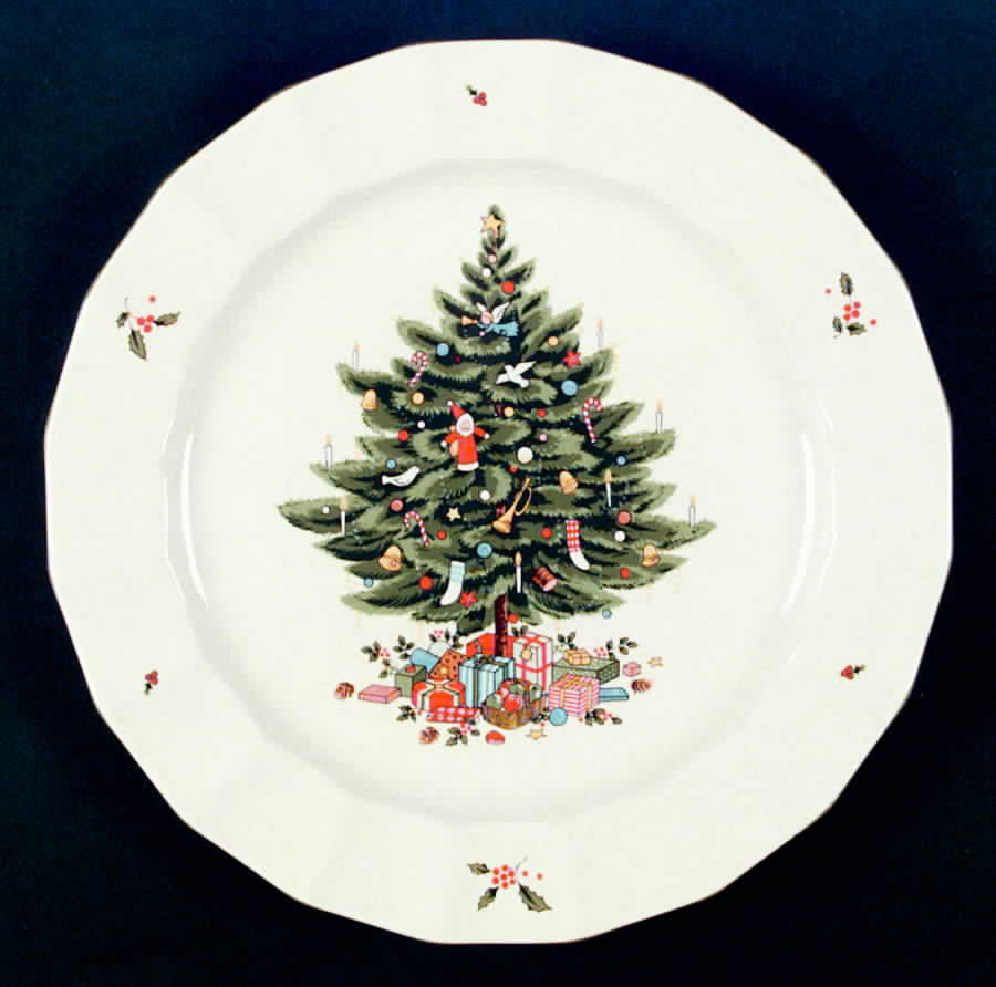 Happy Holidays Dinner Plate by Mikasa-1