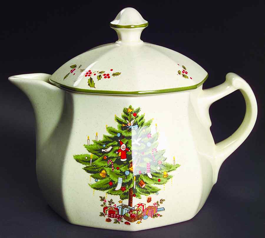 Happy Holidays Teapot & Lid by Mikasa-1