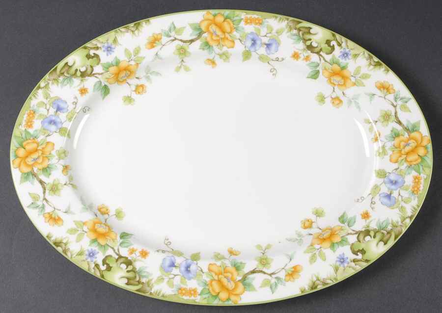 Hampshire 15" Oval Serving Platter by Mikasa-1