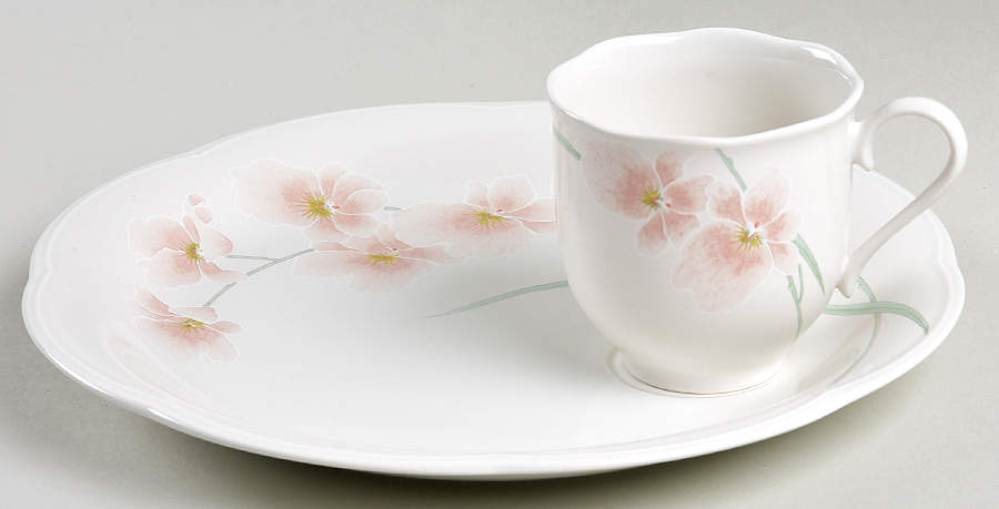 Hawaiian Melody Snack Plate & Cup Set by Mikasa-1