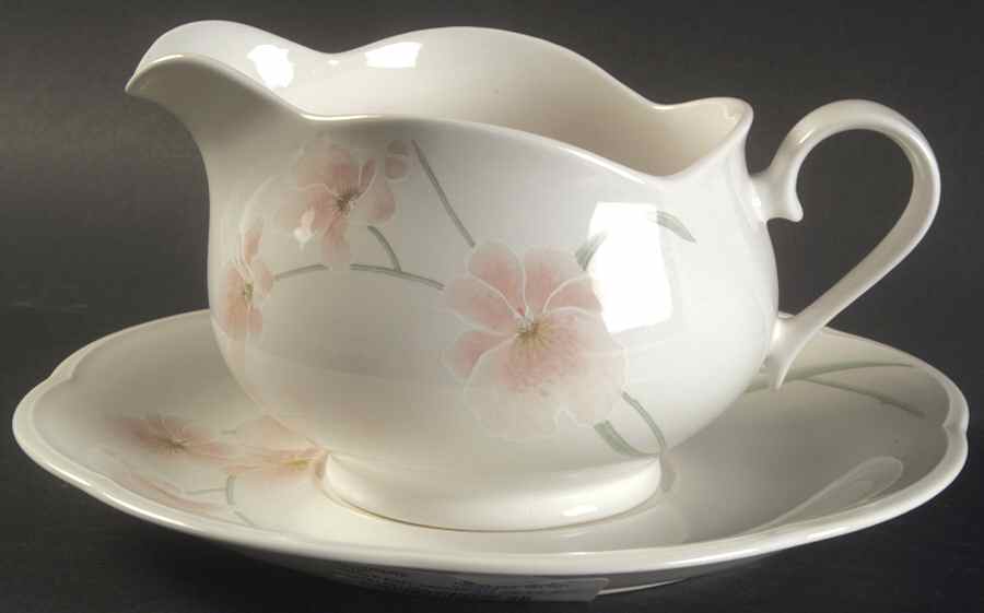 Hawaiian Melody Gravy Boat & Underplate by Mikasa-1