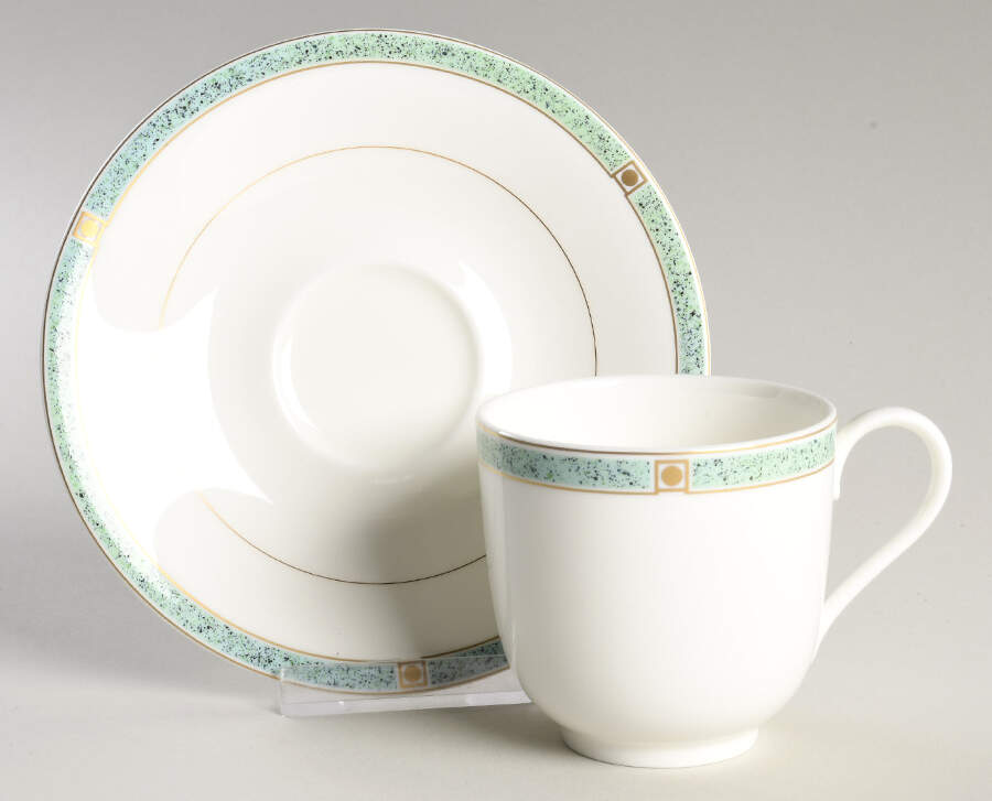 Hamilton Footed Cup & Saucer Set by Mikasa-1