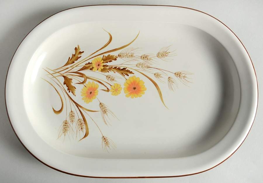 Harvest Moon 15" Oval Serving Platter by Mikasa-1
