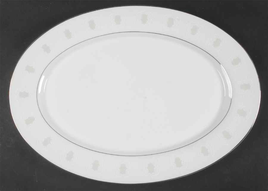 Hanover 16" Oval Serving Platter by Mikasa-1