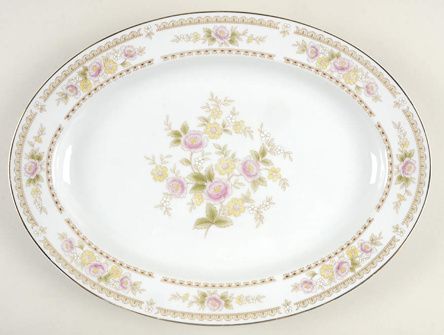 Harmony 14" Oval Serving Platter by Mikasa-1