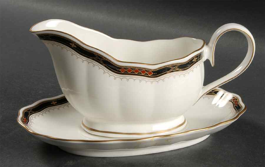 Hardwick Gravy Boat & Underplate by Mikasa-1