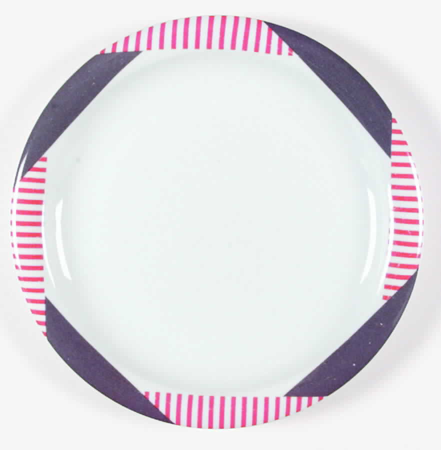 Harlequin Red Dinner Plate by Mikasa-1