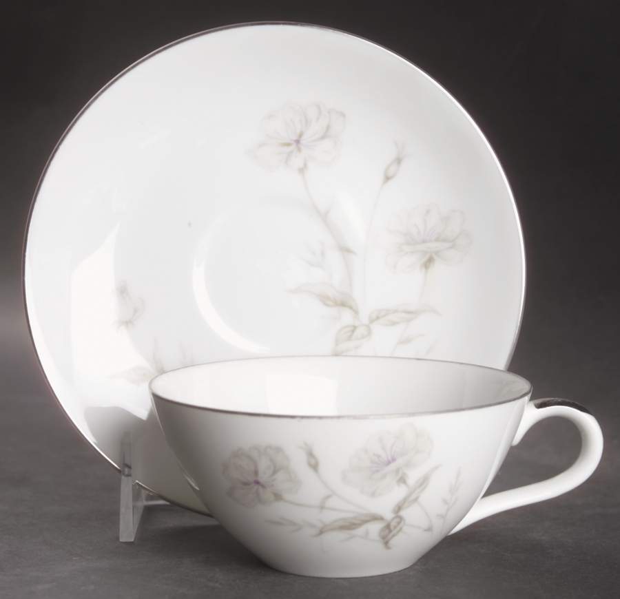 Harmony Flat Cup & Saucer Set by Mikasa-1