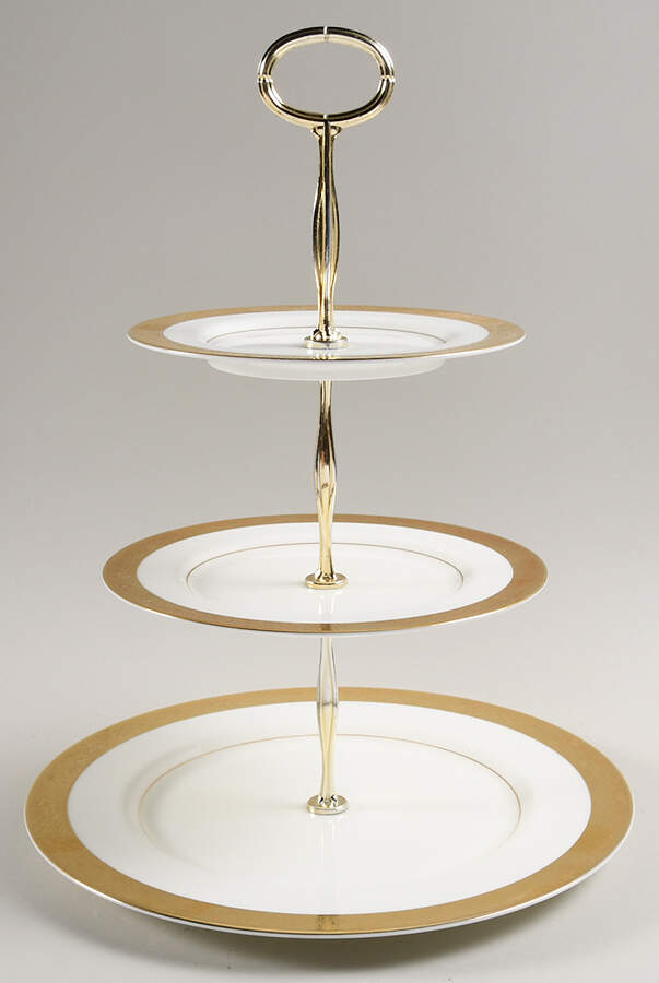 Harrow 13 7/8"-14 1/4" 3-Tiered Serving Tray(DP,SP,BB) HC by Mikasa-1