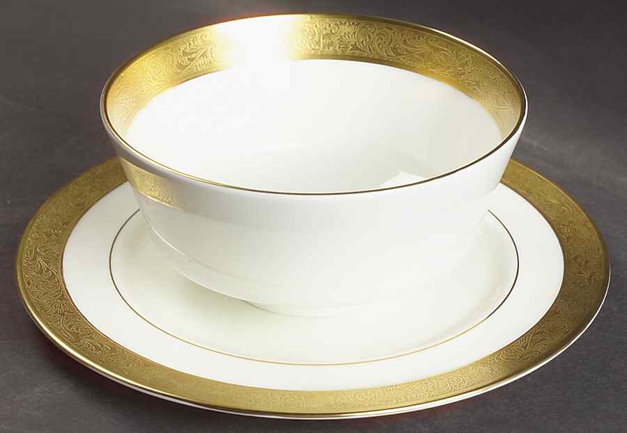 Harrow Round Gravy Boat & Underplate by Mikasa-1