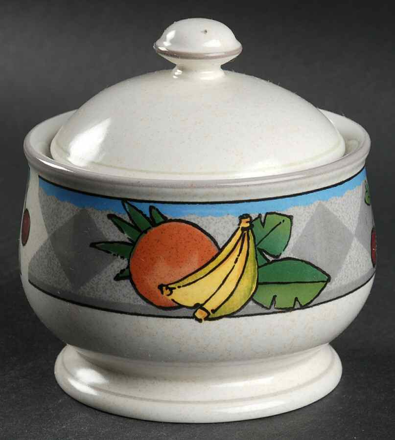 Harvest Time (Studio Kraft) Sugar Bowl & Lid by Mikasa-1