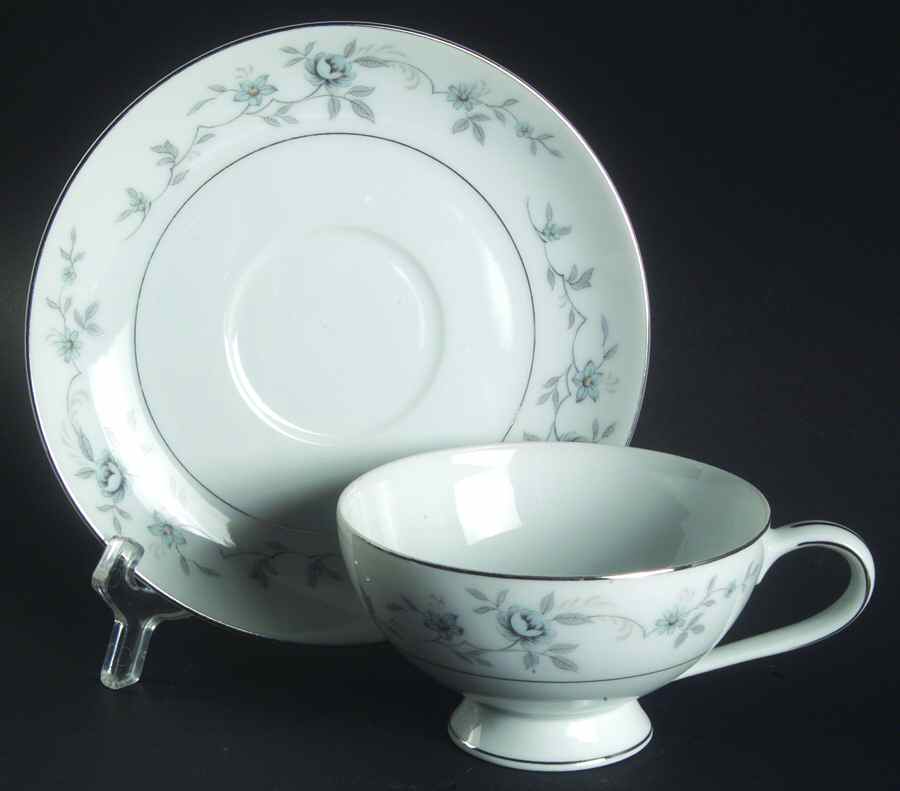 Hayden Footed Cup & Saucer Set by Mikasa-1