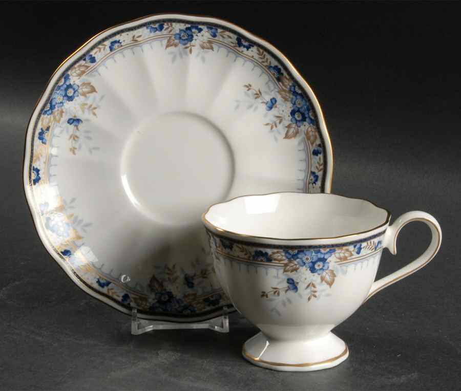 Hayworth Footed Cup & Saucer Set by Mikasa-1