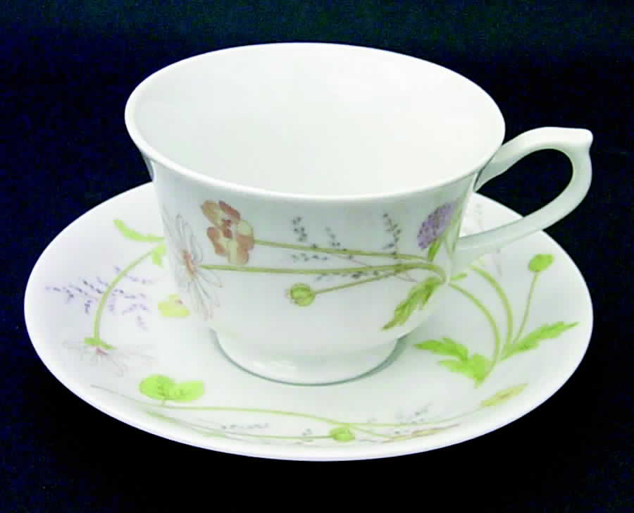 Heather Footed Cup & Saucer Set by Mikasa-1