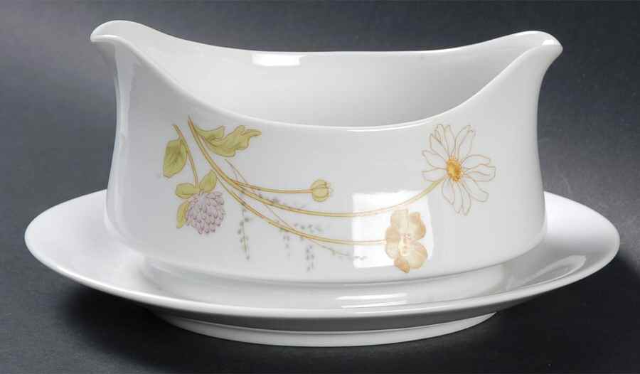 Heather Gravy Boat with Attached Underplate by Mikasa-1