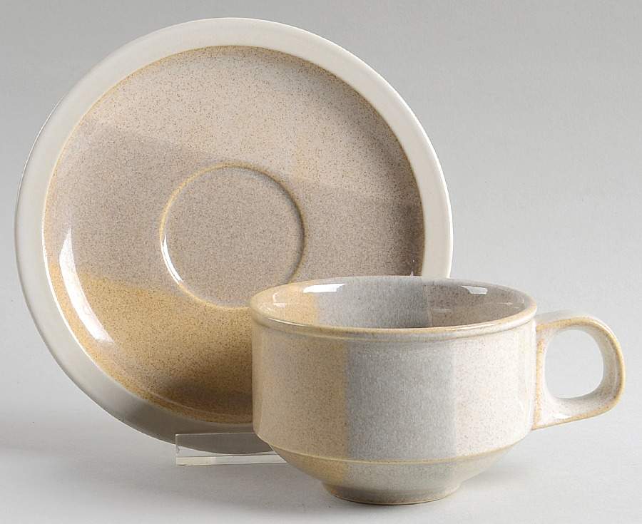 Hebrides Flat Cup & Saucer Set by Mikasa-1
