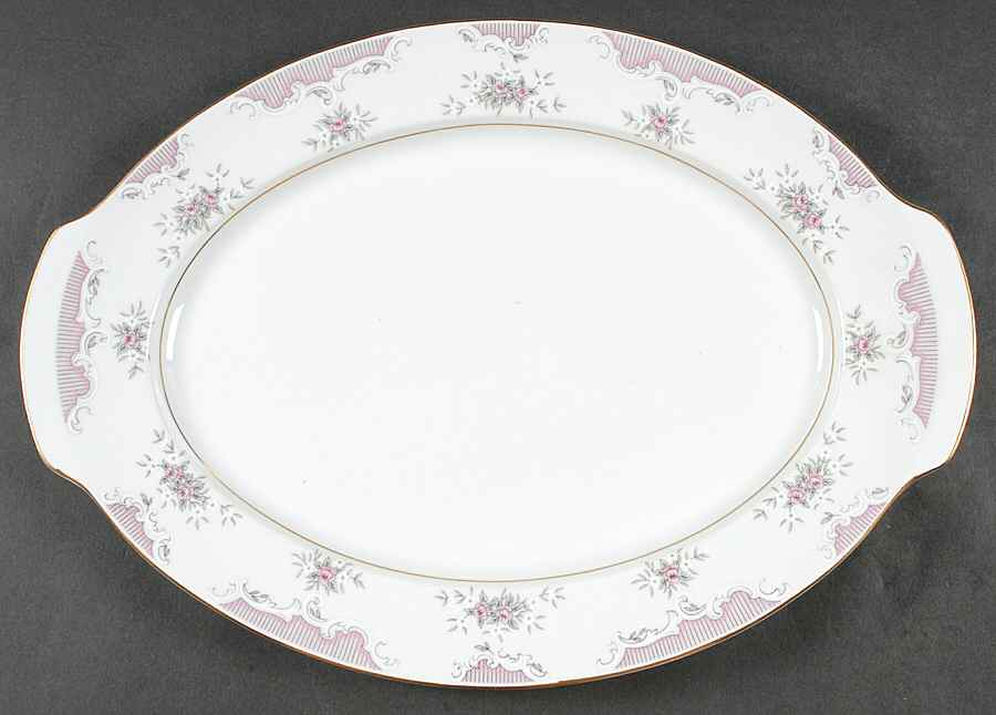Heirloom 17" Oval Serving Platter by Mikasa-1