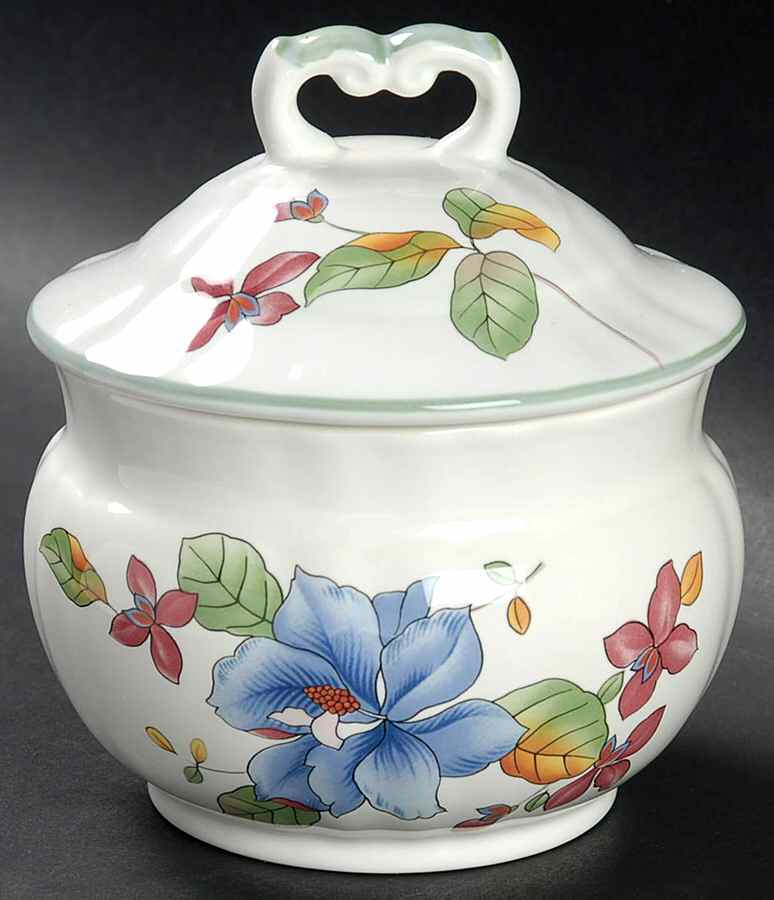 Heirloom Sugar Bowl & Lid by Mikasa-1
