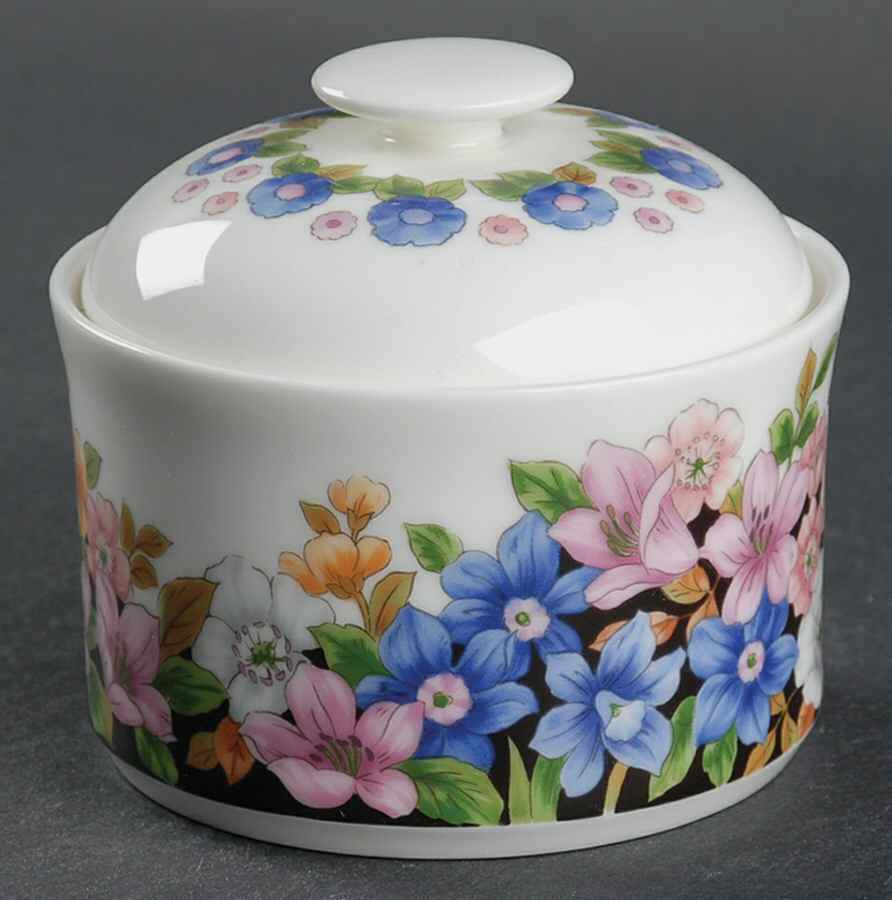 Heather Lane Sugar Bowl & Lid by Mikasa-1