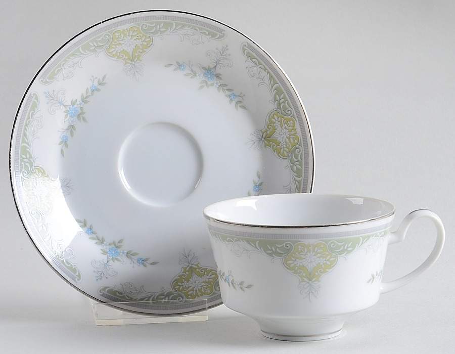 Hepburn Flat Cup & Saucer Set by Mikasa-1