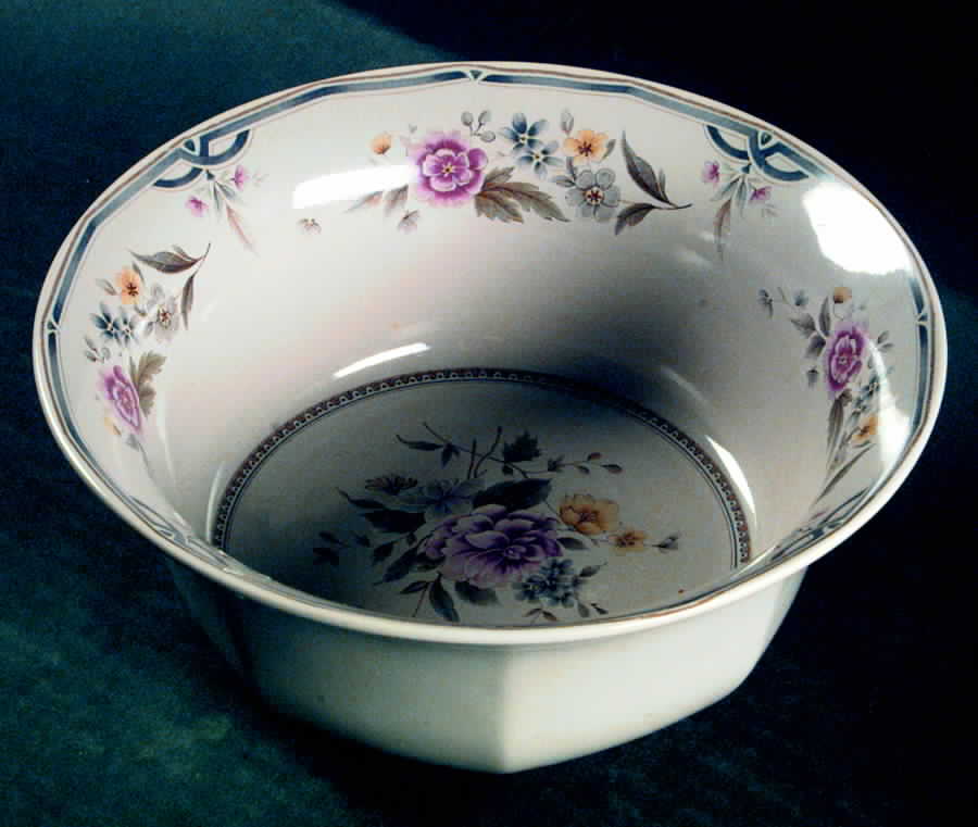 Heather Rose 8" Round Vegetable Bowl by Mikasa-1