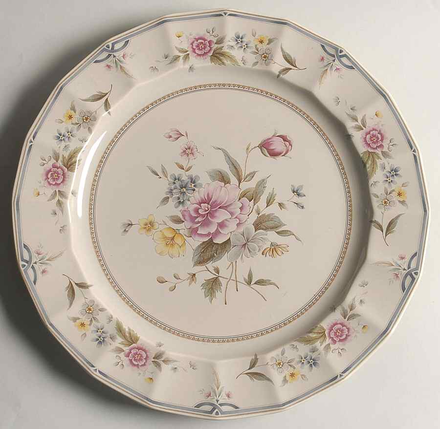 Heather Rose 12" Chop Plate (Round Platter) by Mikasa-1