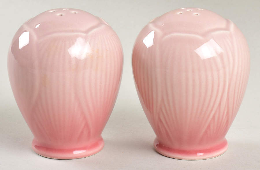 Hibiscus Pale Pink Salt & Pepper Set by Mikasa-1