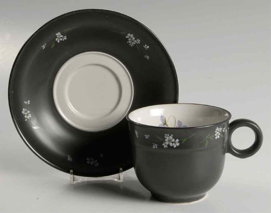 High Spirits Flat Cup & Saucer Set by Mikasa-1