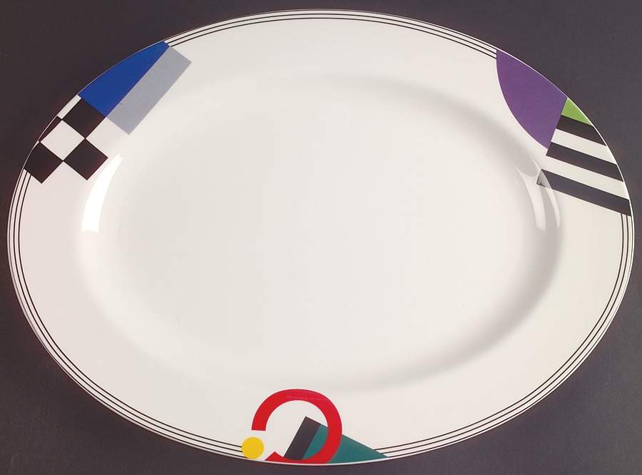 High Spirits 14" Oval Serving Platter by Mikasa-1
