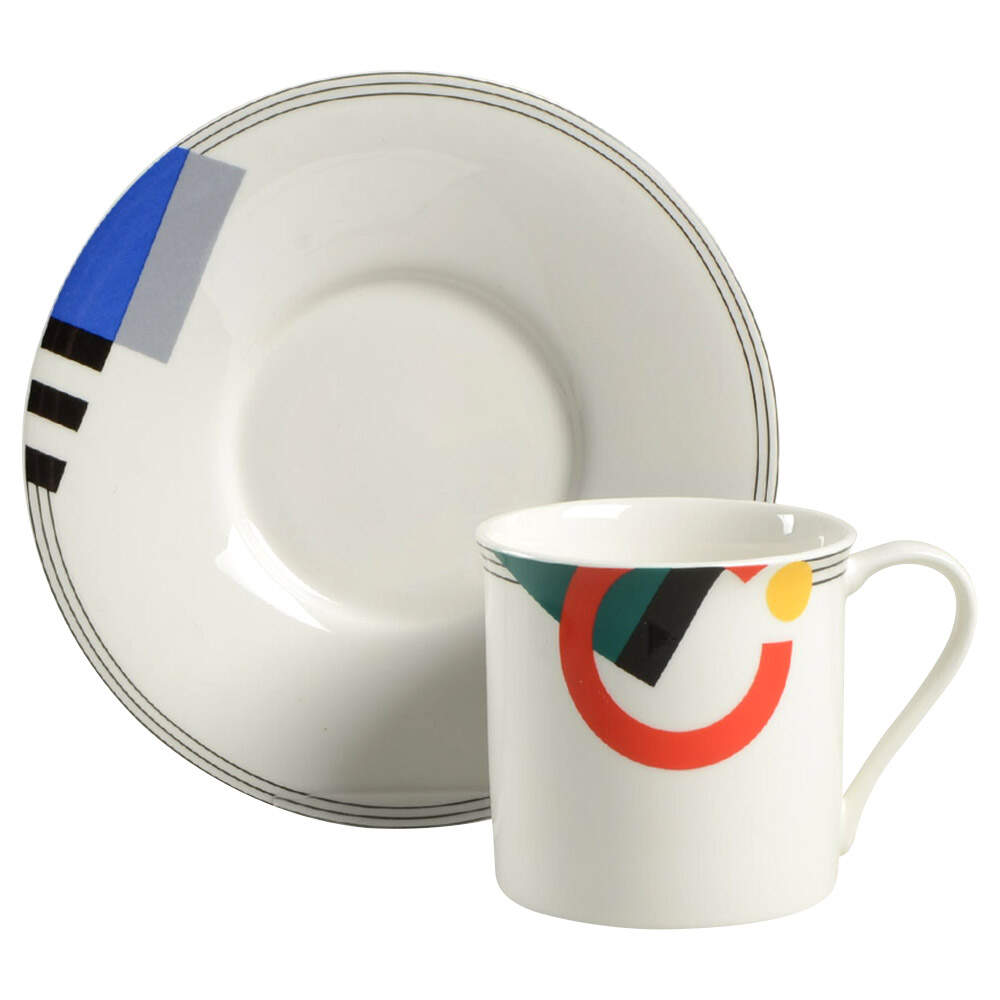 High Spirits Flat Cup & Saucer Set by Mikasa-1