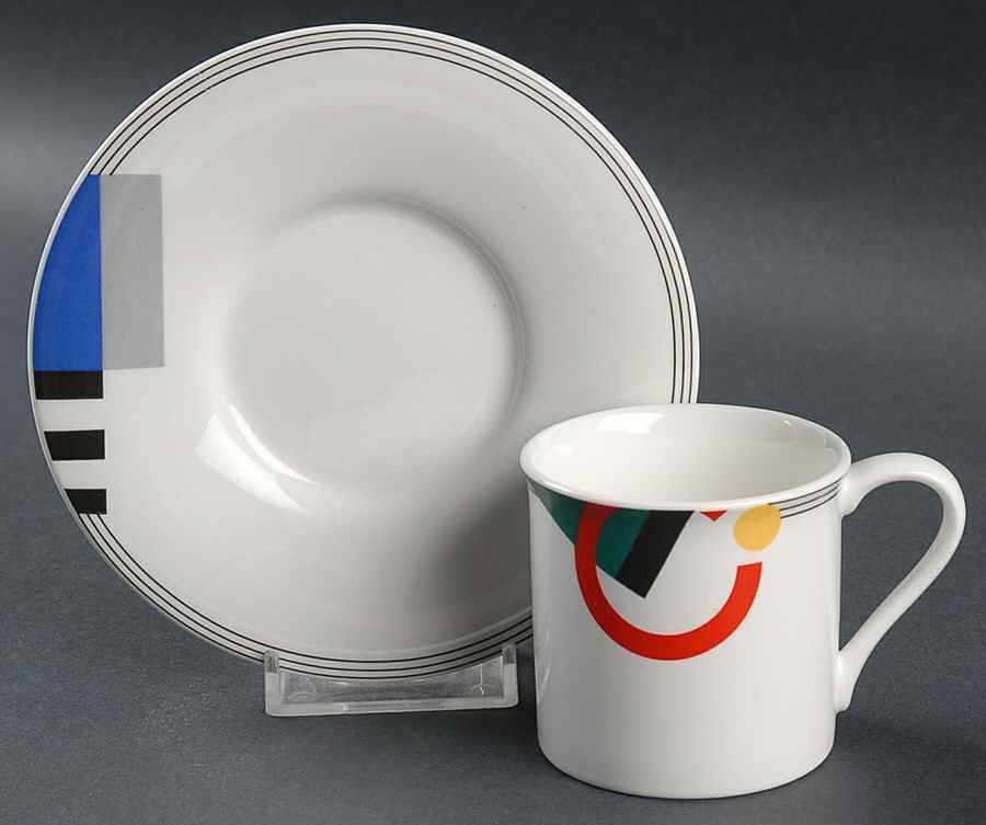 High Spirits Flat Demitasse Cup & Saucer Set by Mikasa-1