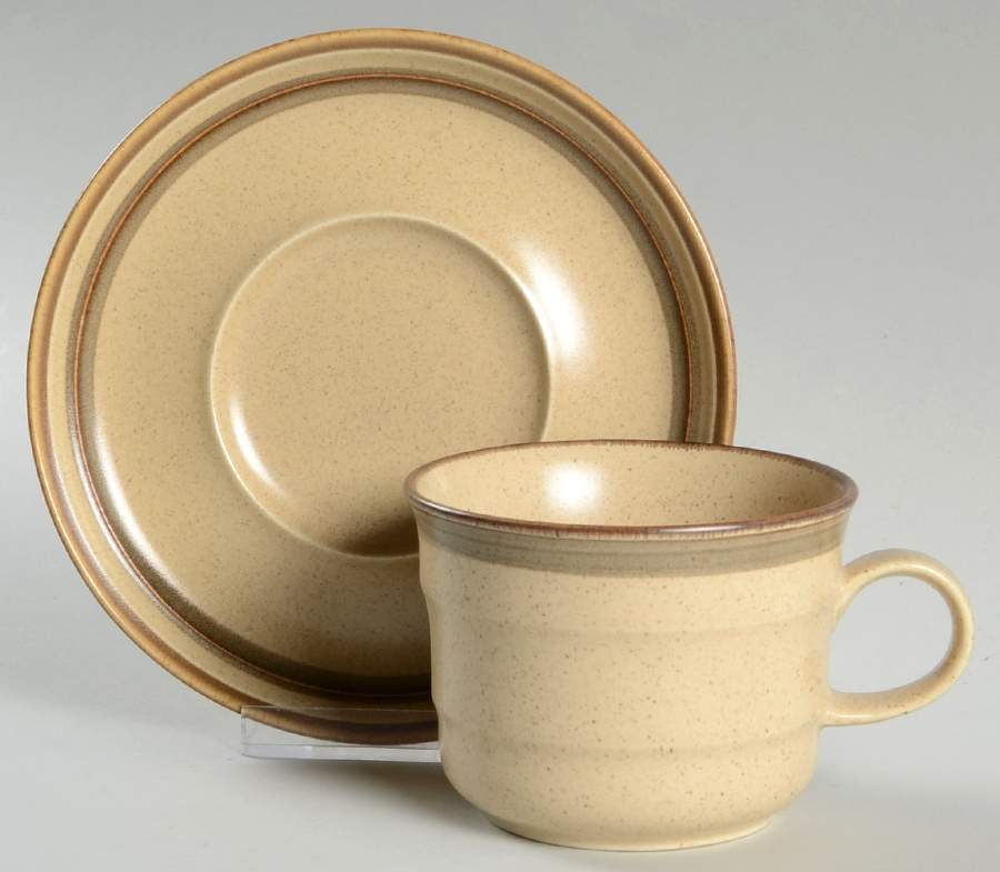 Country Side Flat Cup & Saucer Set by Mikasa-1