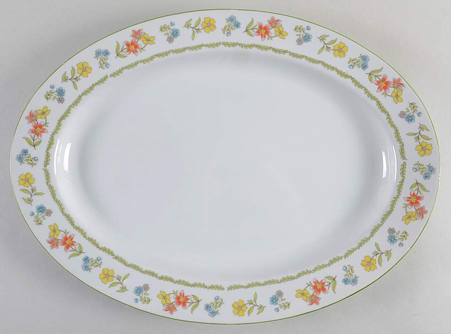 Holmby Hills 16" Oval Serving Platter by Mikasa-1