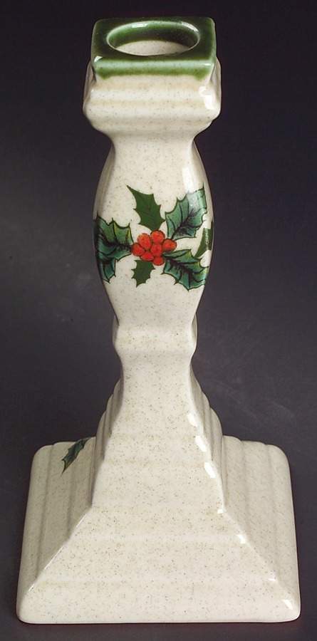 Holiday Holly 7" Candlestick by Mikasa-1