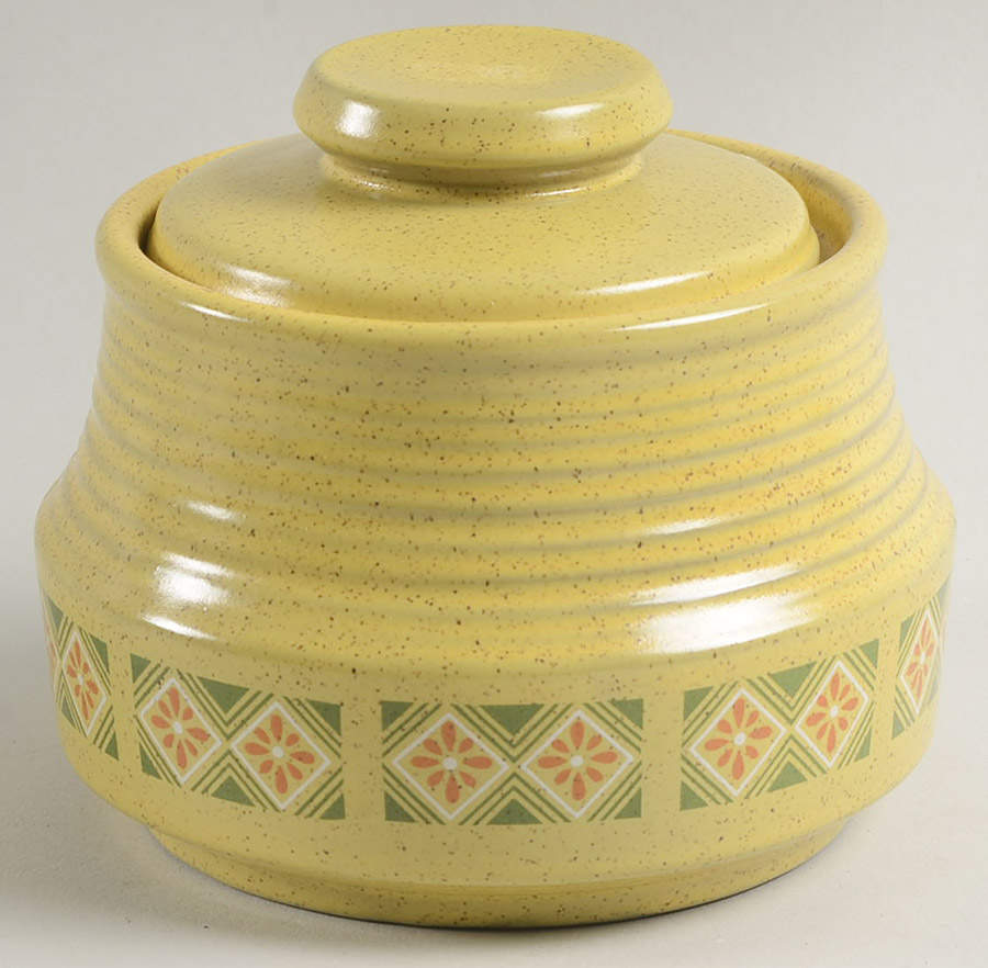 Hopi Sugar Bowl & Lid by Mikasa-1