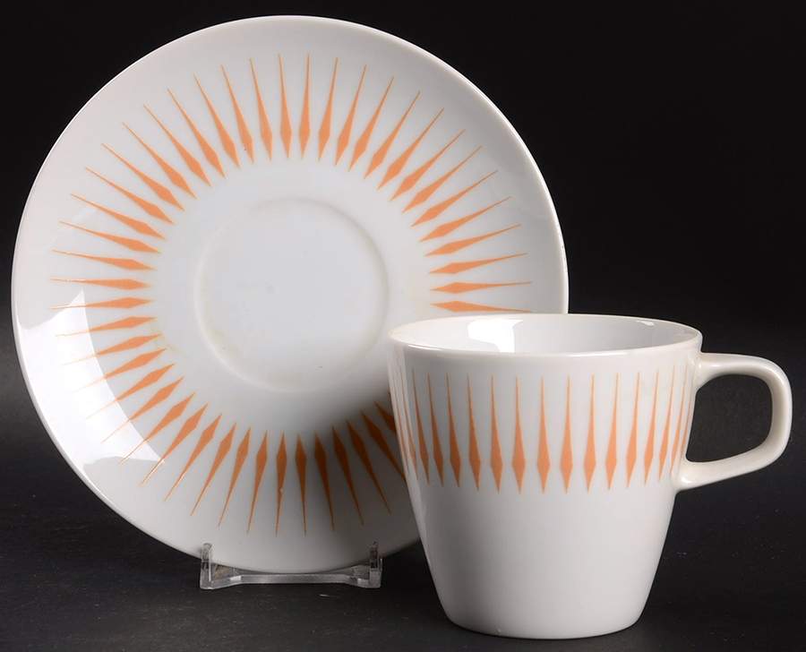 Horizon Flat Cup & Saucer Set by Mikasa-1