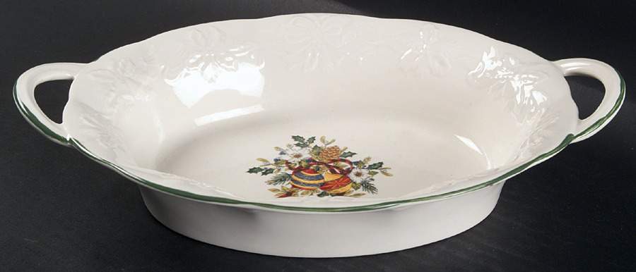 Holiday Season Oval Basket by Mikasa-1