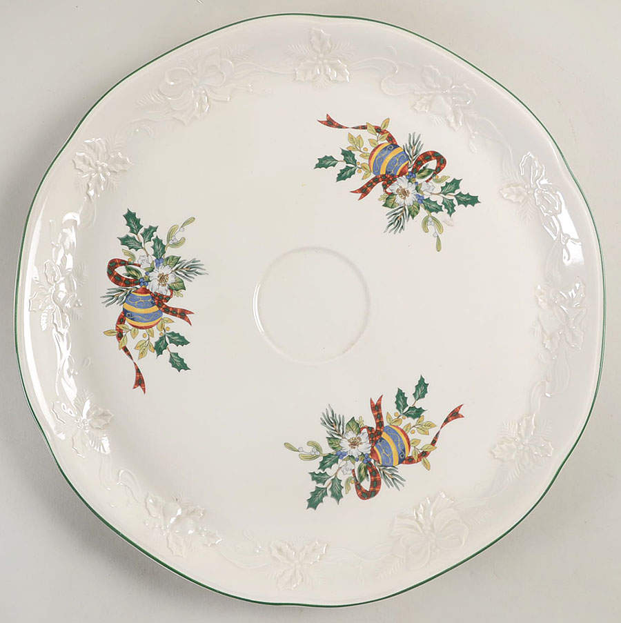 Holiday Season Chip Bowl/Plate for Chip & Dip Set by Mikasa-1