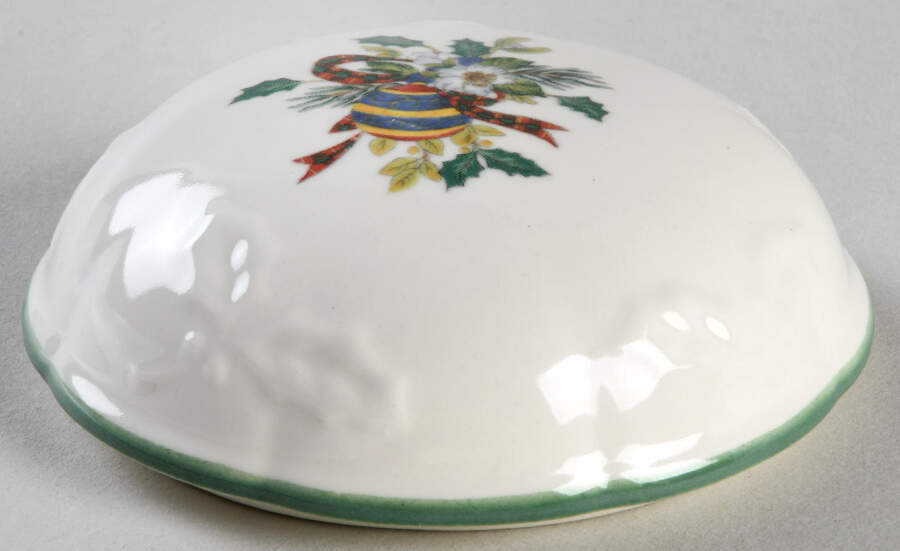 Holiday Season Lid for Round Box by Mikasa-1