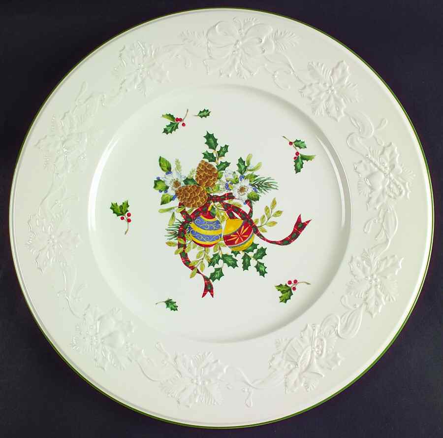 Holiday Season Service Plate (Charger) by Mikasa-1