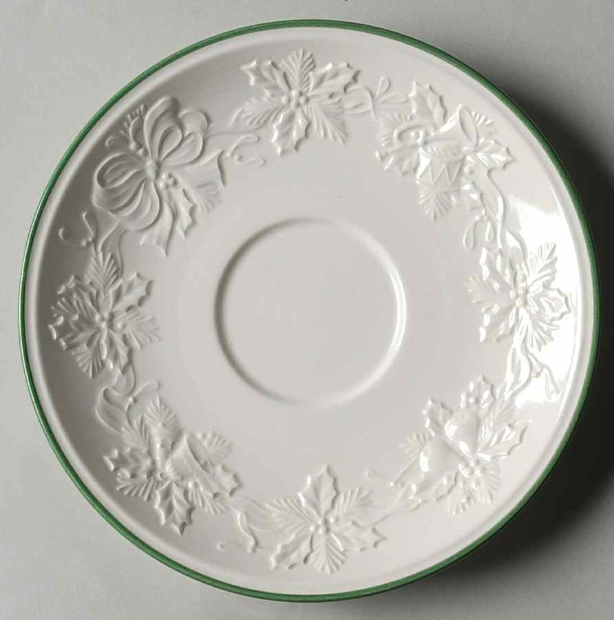Holiday Season Saucer by Mikasa-1