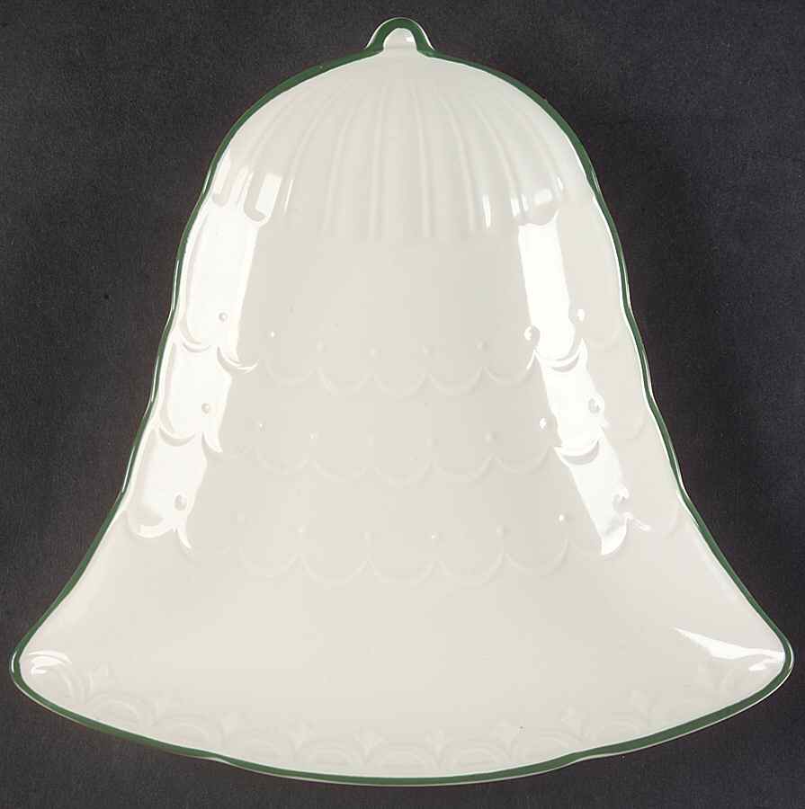 Holiday Season Bell Shaped Plate by Mikasa-1