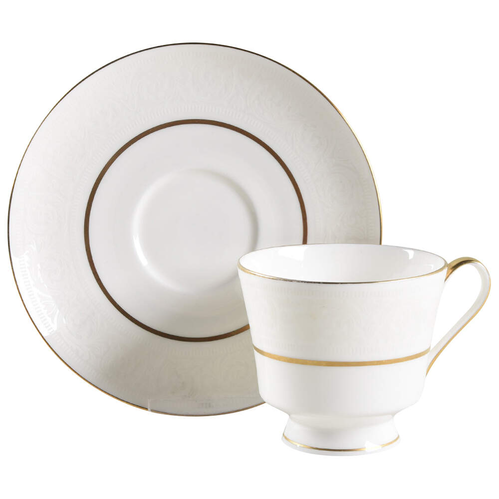 Hunter Footed Cup & Saucer Set by Mikasa-1