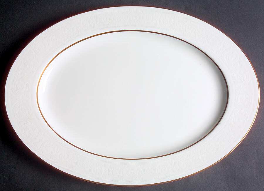Hunter 14" Oval Serving Platter by Mikasa-1